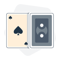 blackjack, card game